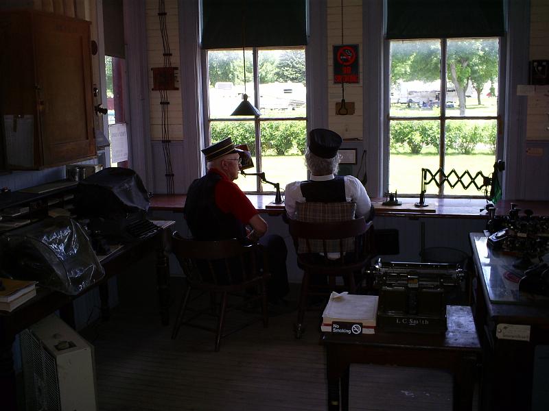 Inside the depot.JPG - The Northbound is late again